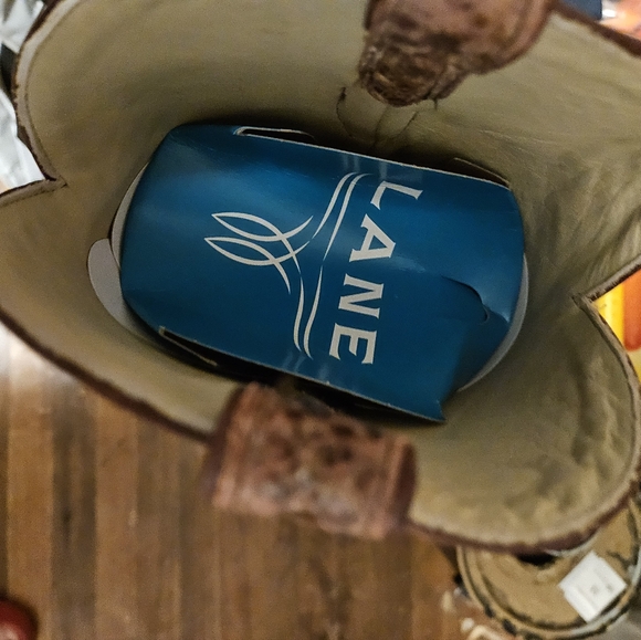 Lane wine snake print boots - Picture 7 of 8